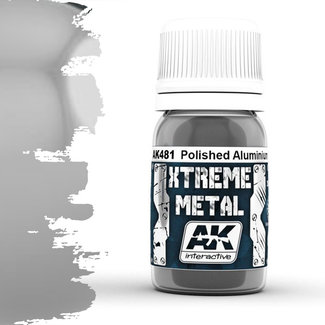 AK interactive Xtreme Metal Polished Aluminum - 30ml - AK481