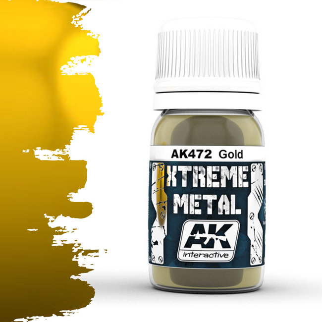 AK interactive Xtreme Metal Gold - 30ml - AK472