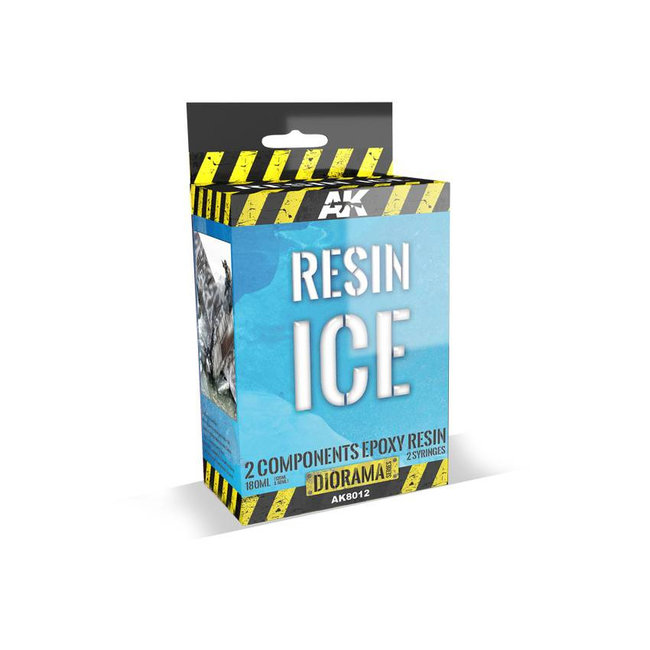 AK interactive Resin Ice 2-Component Epoxy Resin - Diorama Series - 180ml - AK8012