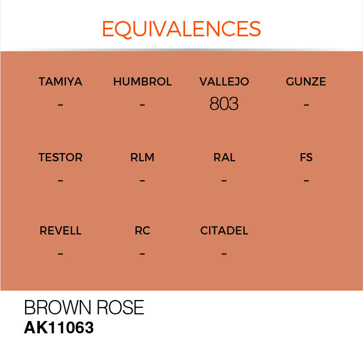 AK interactive Brown Rose Acrylic Modelling Colors - 17ml - AK11063 ...