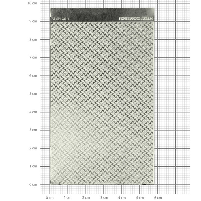 Ätztech Ätztech Treadplate Sheet 2 Bar - Photo-Etch - AT-SH-GS-1