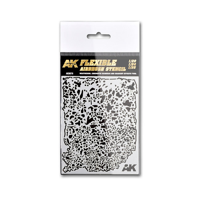 AK interactive AK interactive Flexible Airbrush Stencil 1/20 1/24 1/35