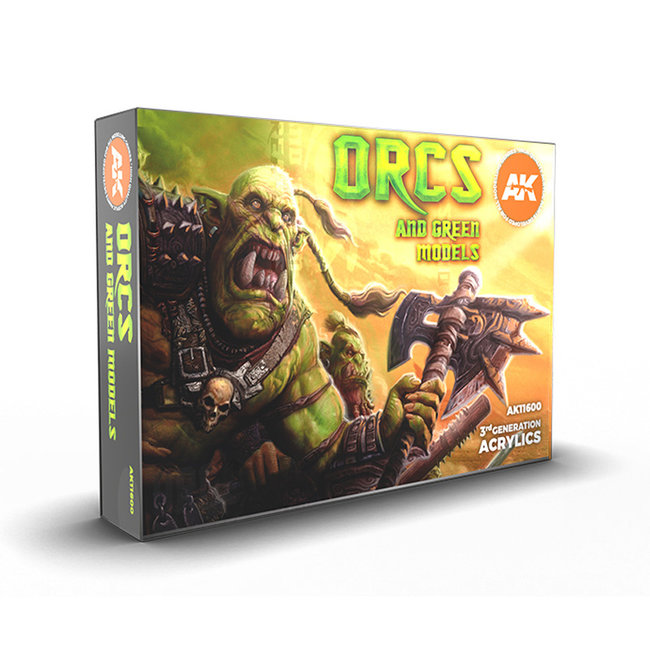 AK interactive AK interactive Orcs And Green Creatures - 6 colors - 17ml