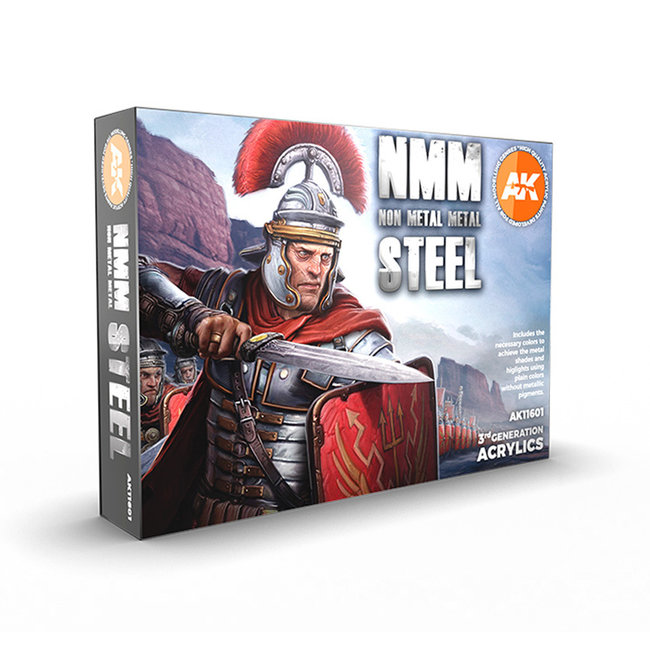 AK interactive AK interactive Non Metallic Metal: Steel - 6 kleuren - 17ml