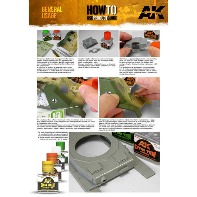 AK interactive AK interactive plastic cement - 40ml - AK12003