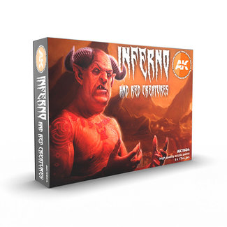 AK interactive Inferno And Red Models - 6 kleuren - 17ml - AK11604 - image