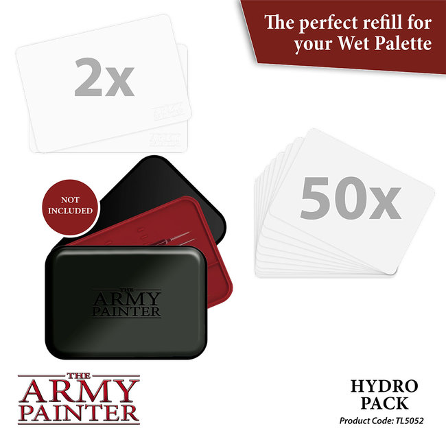 The Army Painter The Army Painter Wet Palette Hydro Pack navulset - 50x - TL5052