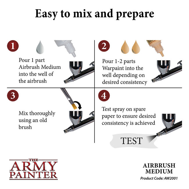 The Army Painter The Army Painter Airbrush Medium - 100ml - AW2001