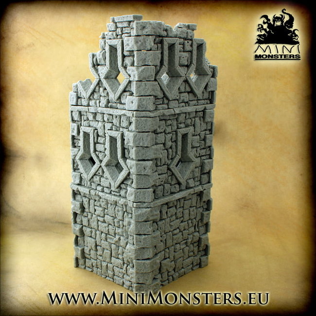 Mini Monsters Mini Monsters Ruined Tower - Dice Tower - MM-0101