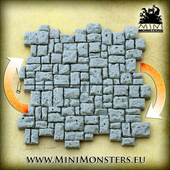 Mini Monsters Mini Monsters Stone Plates - 4x - MM-0100