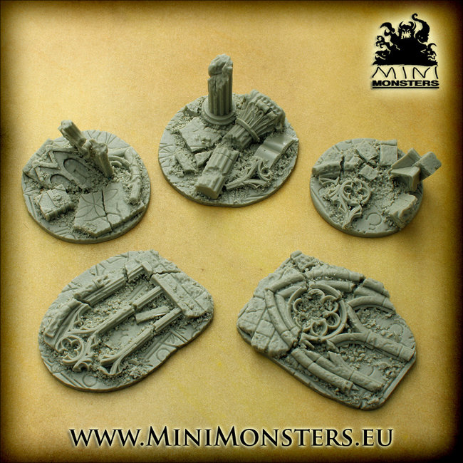 Mini Monsters Mini Monsters Cathedral Rubble - 5x - MM-0088