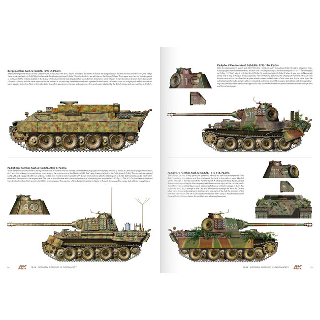 AK interactive AK interactive 1944 German Armour In Normandy - Engels - 112pag - AK916