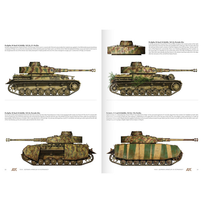 AK interactive AK interactive 1944 German Armour In Normandy - Engels - 112pag - AK916