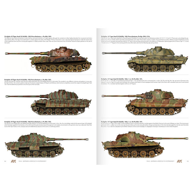 AK interactive AK interactive 1944 German Armour In Normandy - Engels - 112pag - AK916
