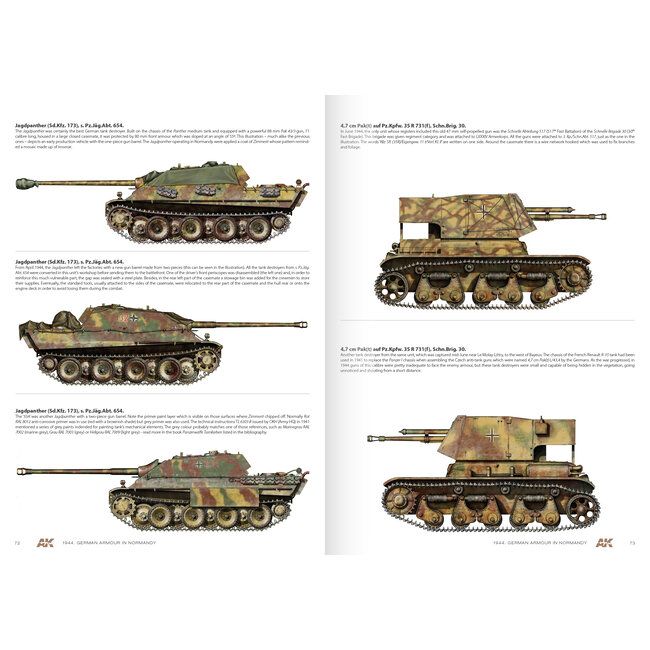 AK interactive AK interactive 1944 German Armour In Normandy - Engels - 112pag - AK916
