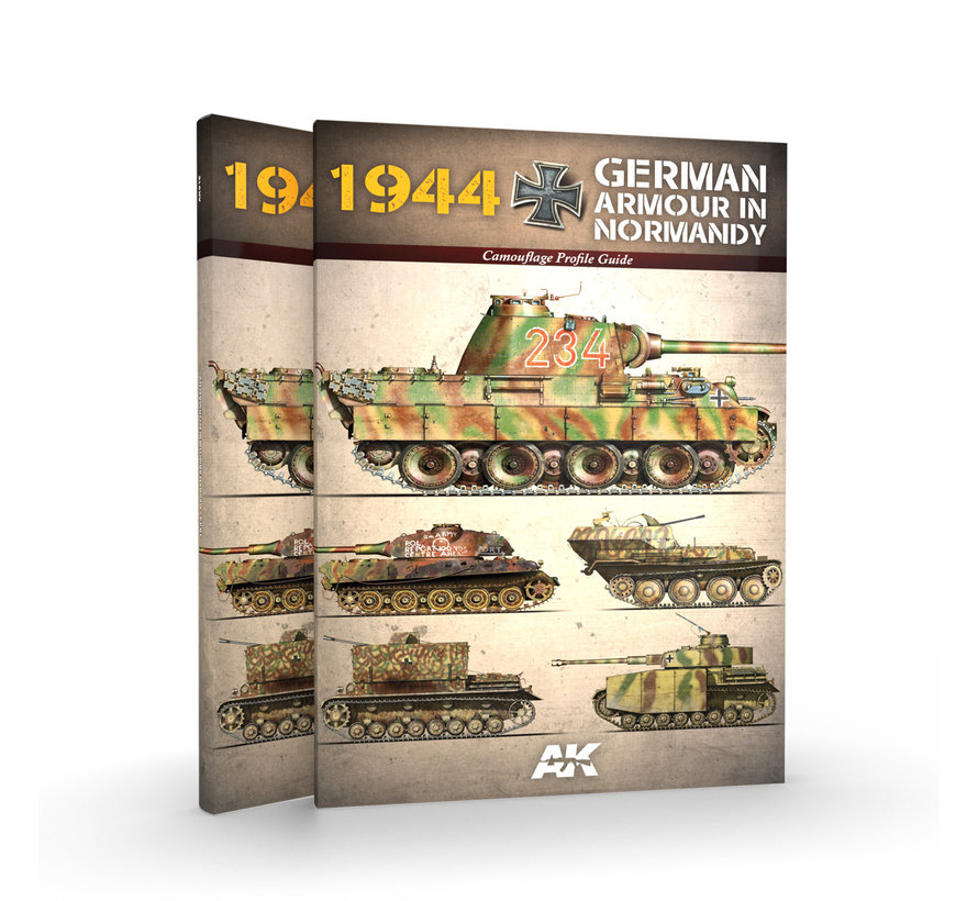 AK interactive 1944 German Armour In Normandy - English - 112pag - AK916