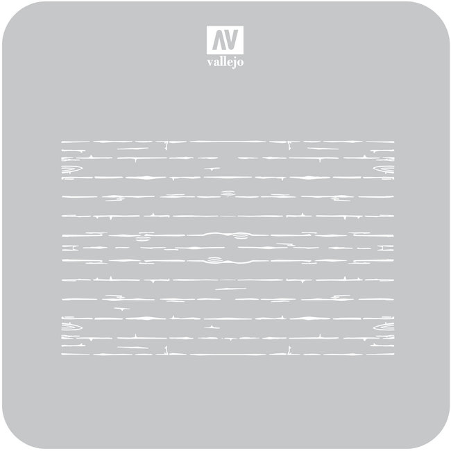 Vallejo Vallejo Wood Texture Num. 1 - 1/35 - Texture Effects Airbrush Stencil - ST-TX006