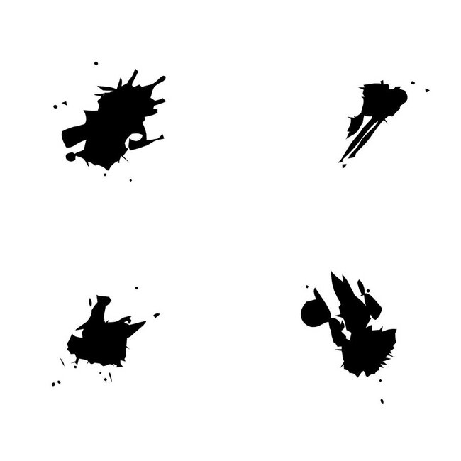 Vallejo Vallejo Petrol Spills - 1/35 - Texture Effects Airbrush Stencil - ST-TX004