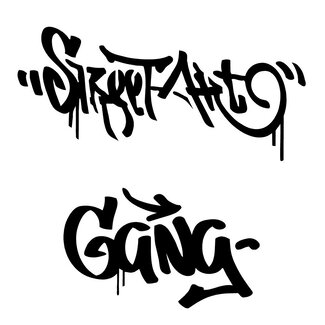 Vallejo Street Art Num. 2 - 1/35 - Lettering & Signs Airbrush Stencil - ST-LET004 - image