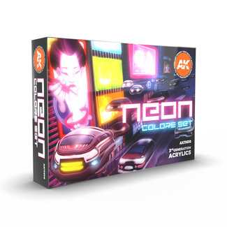 AK interactive Neon Colors Set - 6 colors - 17ml - AK11610