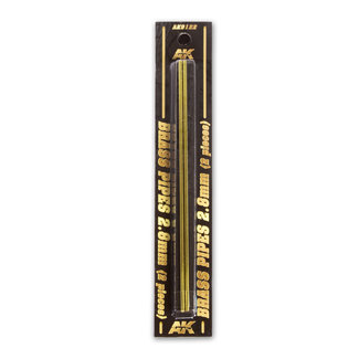 AK interactive Brass Pipes 2,8mm - 2x - AK9122