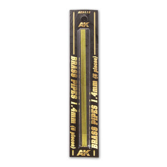 AK interactive Brass Pipes 1,4mm - 5x - AK9113