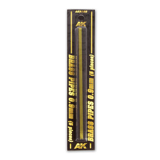 AK interactive Brass Pipes 0,9mm - 5x - AK9108