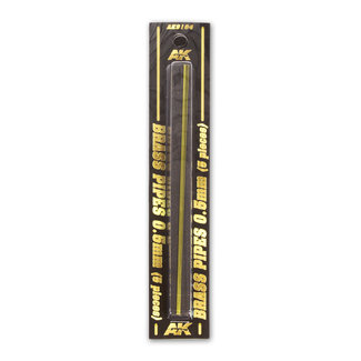 AK interactive Brass Pipes 0,5mm - 5x - AK9104