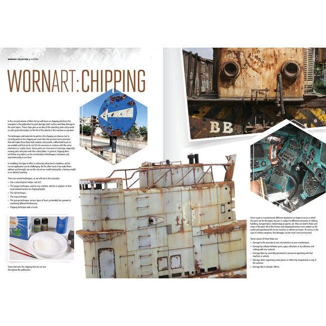AK interactive AK interactieve Worn Art Collection 2 Chipping - Engels -124pag - AK4903