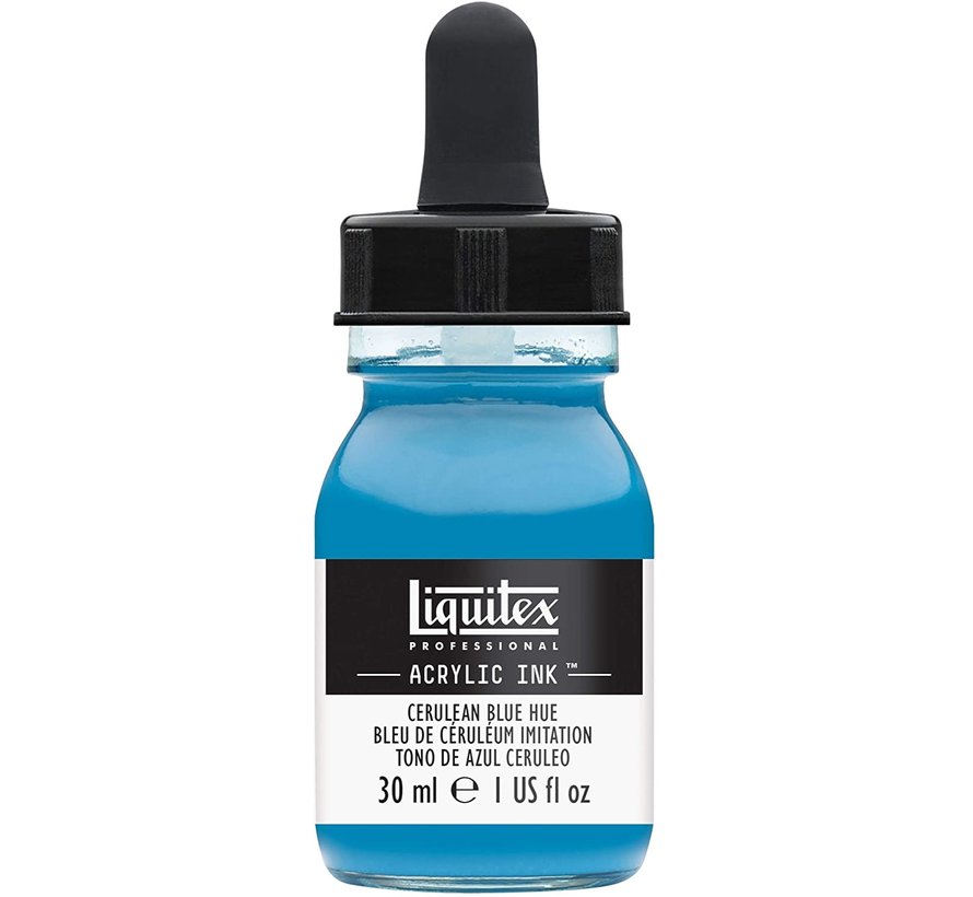 Liquitex Professional Acryl Ink! Cerulean Blue Hue - 30ml - 470 - 4260470