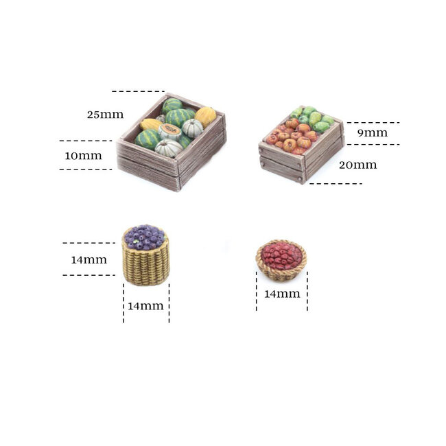 Tabletop-Art Tabletop-Art Fruiterer Set 1 - 6x - TTA601098