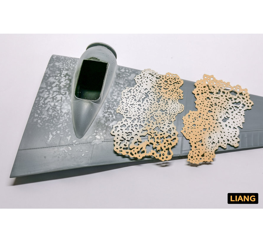 Liang Salt Weathering Effects Intensive Airbrush Stencils - LIANG-0007