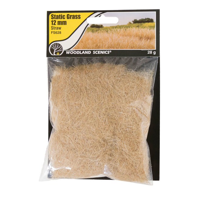 Woodland Scenics Woodland Scenics Static Grass Straw 12mm - 28gr - FS628