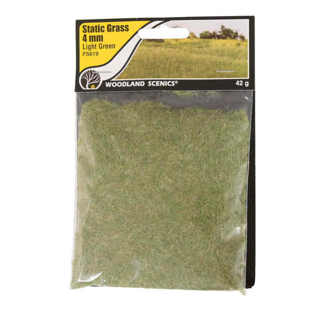 Woodland Scenics Woodland Scenics Static Grass Light Green 4mm - 42gr - FS619