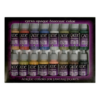 Vallejo Game Color Extra Opaque Set - 16 colors - 17ml - 72290