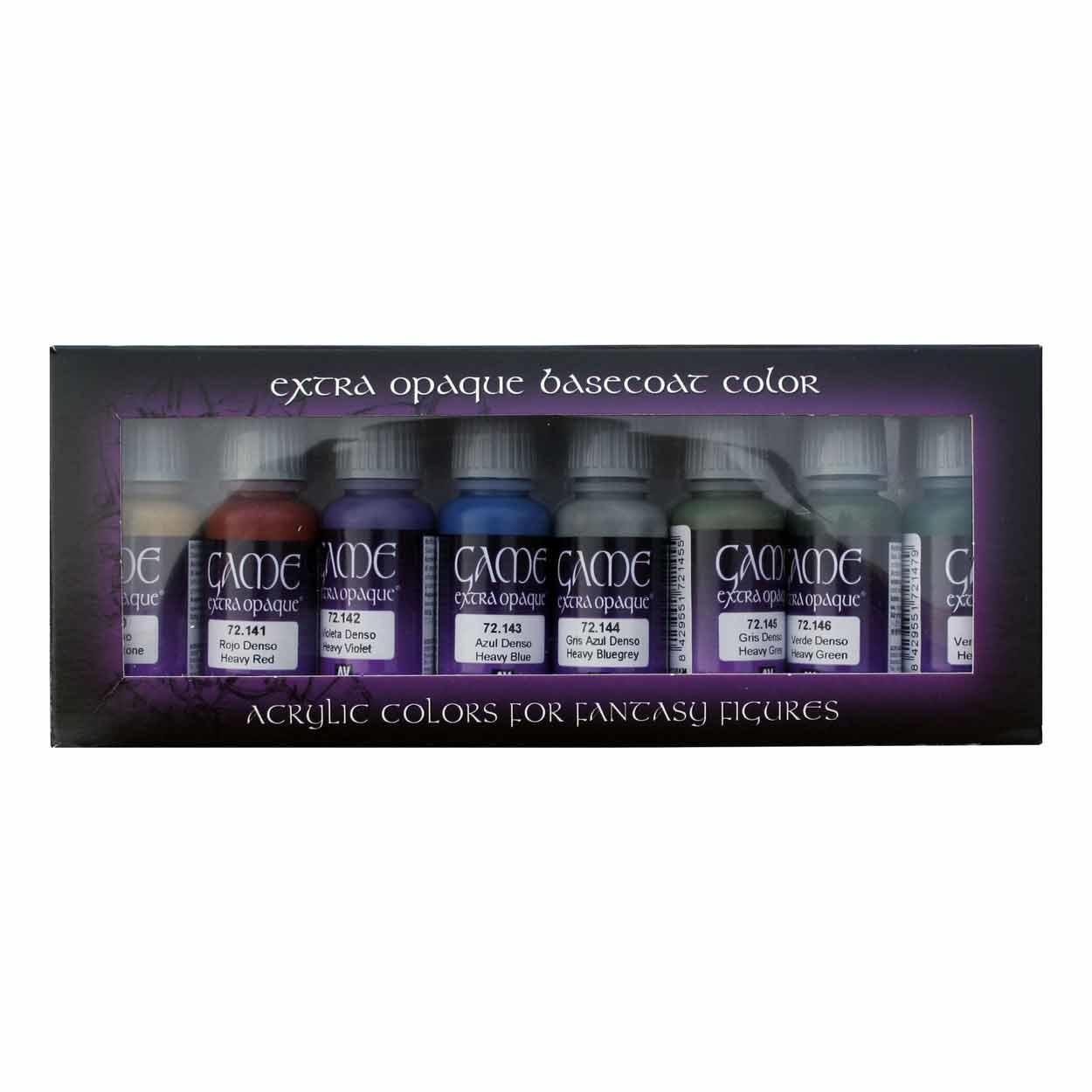 Vallejo Game Color Extra Opaque Set 8 kleuren 17ml 72294