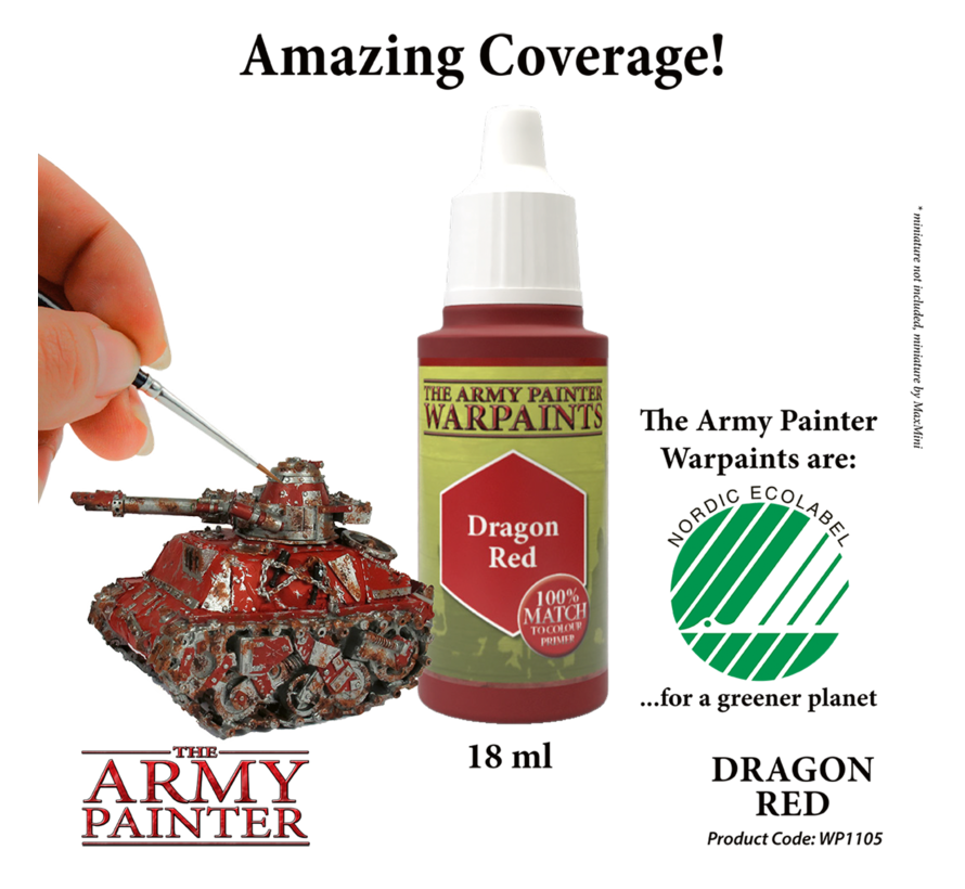 The Army Painter Dragon Red - Warpaint - 18ml - WP1105