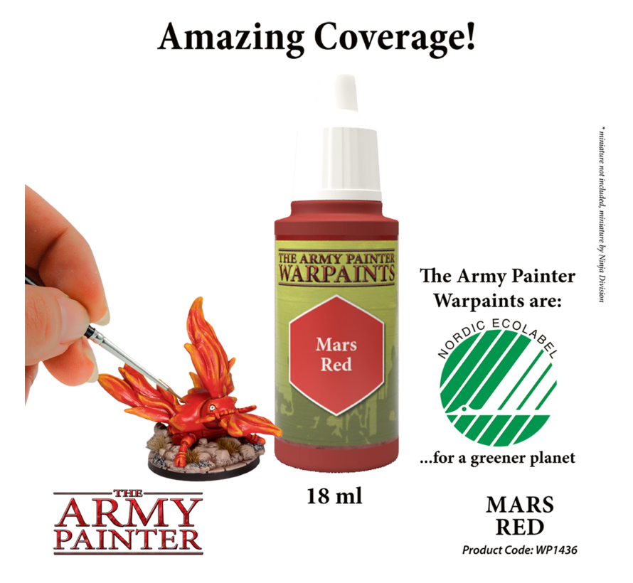 The Army Painter Mars Red - Warpaint - 18ml - WP1436
