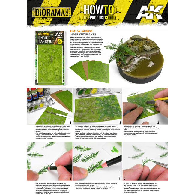 AK interactive AK interactive Jungle Plants - Lasercut - AK8138