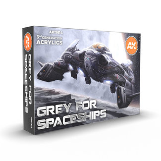 AK interactive Grey For Spaceships - 6 colors - 17ml - AK11614 - image