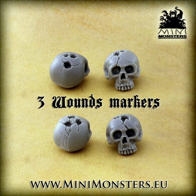 Mini Monsters Mini Monsters Skulls - Markers - 28x - MM-0108