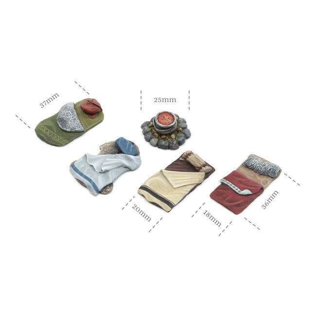 Tabletop-Art Tabletop-Art Adventurer Camp Set 1 - 5x - TTA601105