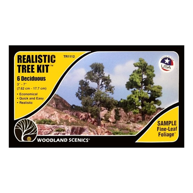 Woodland Scenics Tree Kits 3"-7" - 6x - WLS-TR1112