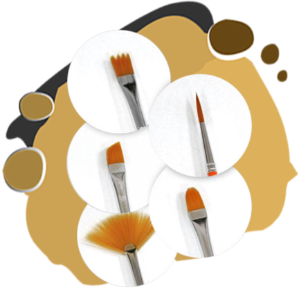 Model Building Brushes
