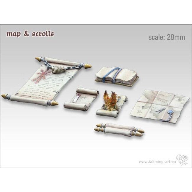 Tabletop-Art Map & Scrolls - TTA600026