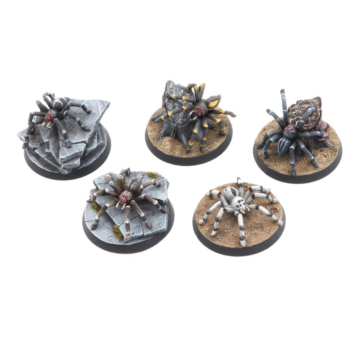 TabletopArt Giant Spiders Set 5x TTA200253 Buy now at Scenery