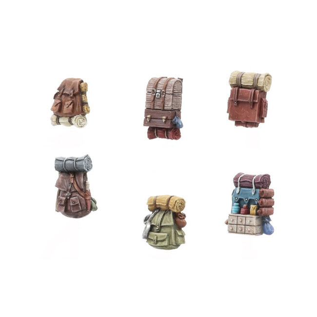 Tabletop-Art Tabletop-Art Adventurer backpacks Set 1 - 6x - TTA601107