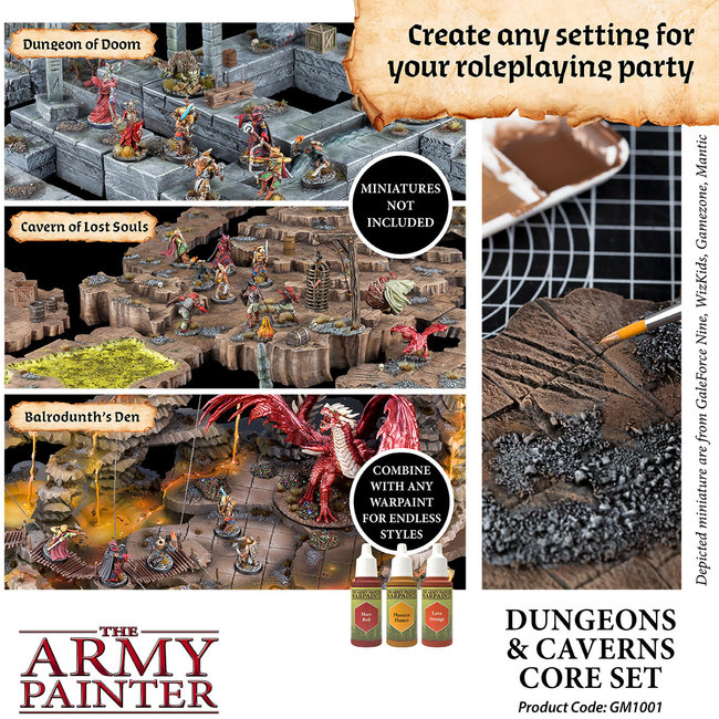 The Army Painter The Army Painter Dungeons & Caverns Core Set - Gamemaster - GM1001