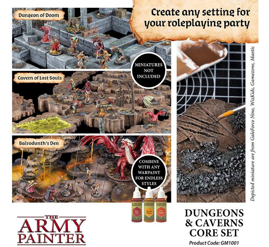 The Army Painter Dungeons & Caverns Core Set - Gamemaster - GM1001