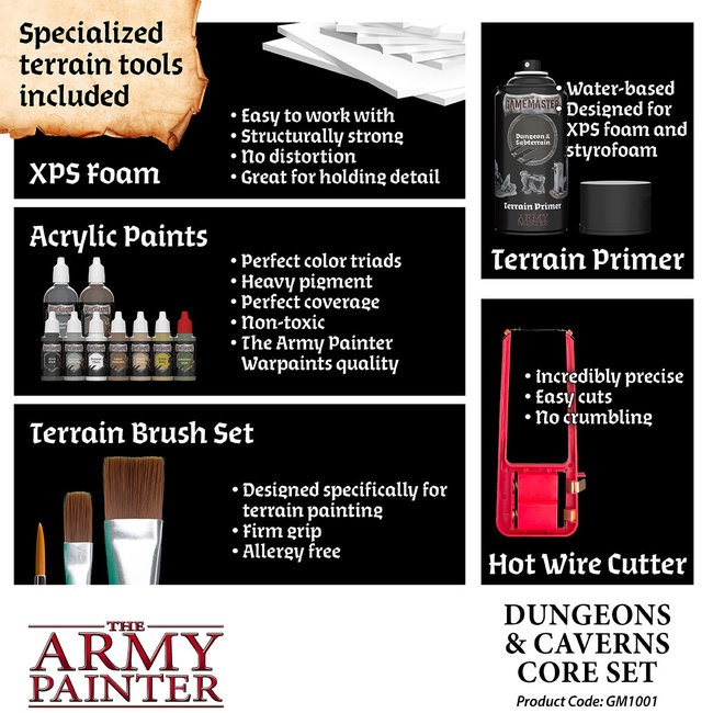 The Army Painter The Army Painter Dungeons & Caverns Core Set - Gamemaster - GM1001